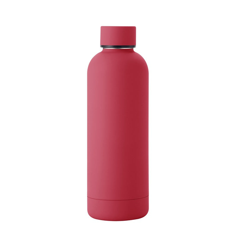 Raspberry-Red Insulated Stainless Steel Bottle, 500 ml