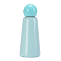 Azure-Blue Insulated Bottle with Round Lid, 500 ml